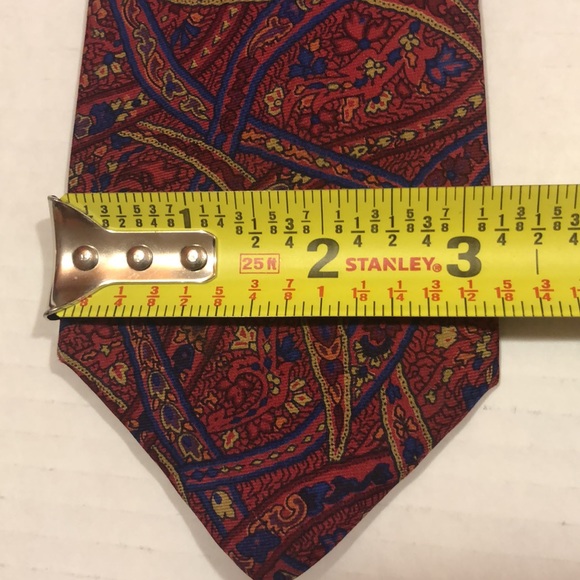 ETRO Tie- Burgundy/ Blue - Picture 7 of 9